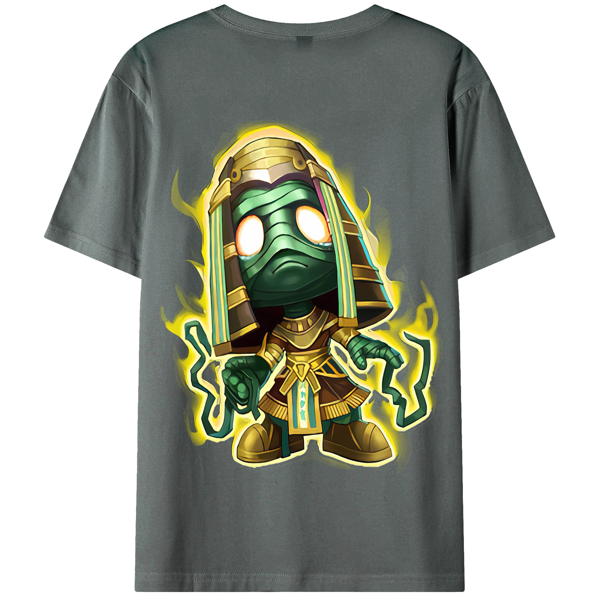 リーグ・オブ・レジェンド League of Legends LOL 綿100％半袖Tシャツ（背面プリント）